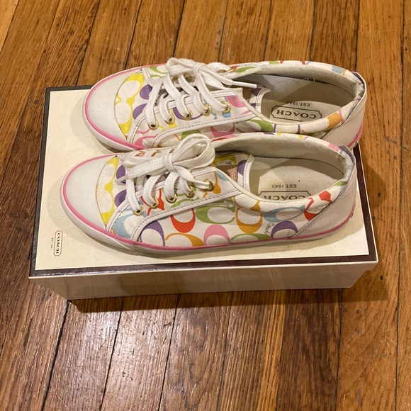 Coach Barrett multi color sneaker - Picture 1 of 6